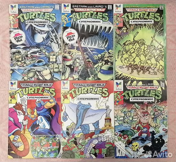 Комиксы Черепашки Ниндзя (Teenage Mutant Ninja)
