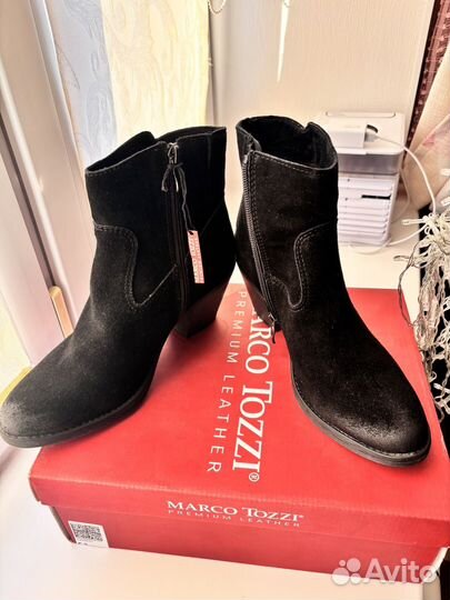 Полусапоги ботильоны ботинки новые 38 разм,замша