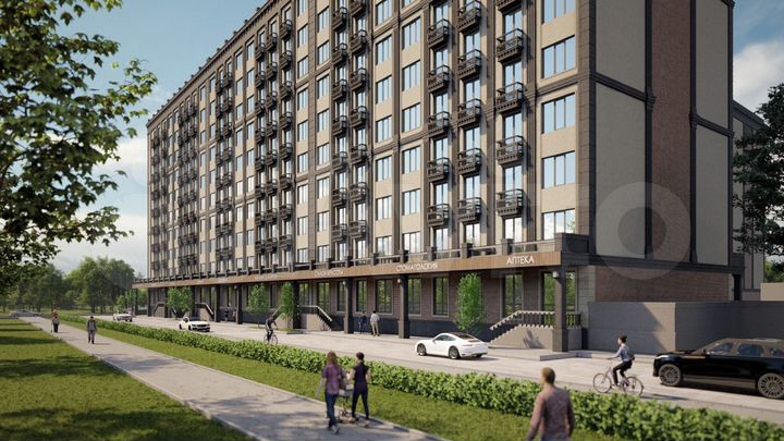Квартира-студия, 44 м², 9/11 эт.