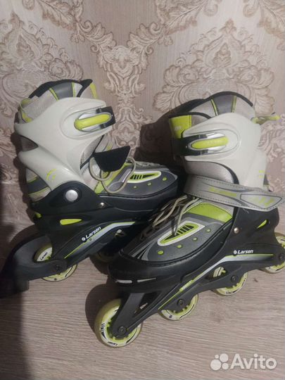 Роликовые коньки Larsen раздвижные 38-39р
