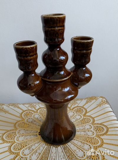 Подсвечник керамика