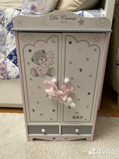 DeCuevas Гардеробный шкаф для куклы, 54 см