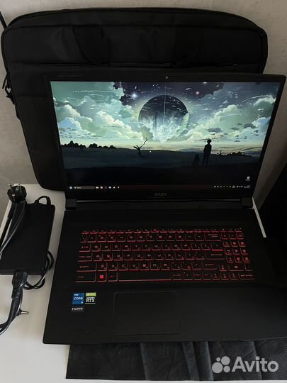 Ноутбук msi gf76 katana 12uc-258ru