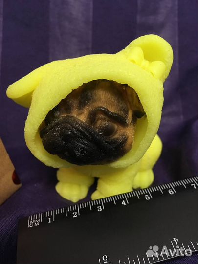 Мыло Мопс / сувенир/ Новый год