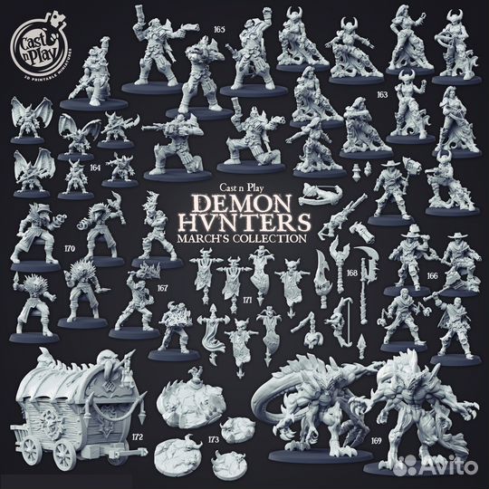 Миниатюры для DND Demon Hunters