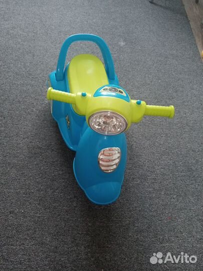 Каталка мотоцикл-мотороллер(со светом извуком)