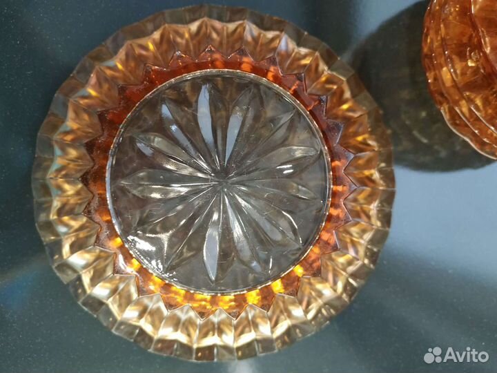 Вазочка, сахарница розовое стек