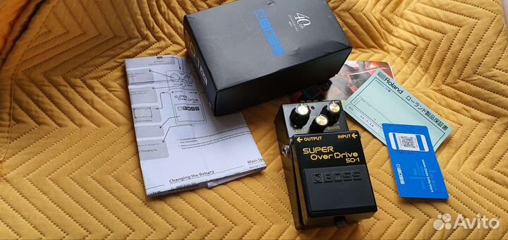 Гитарная педаль Boss SD-1-4A 40th Anniversary