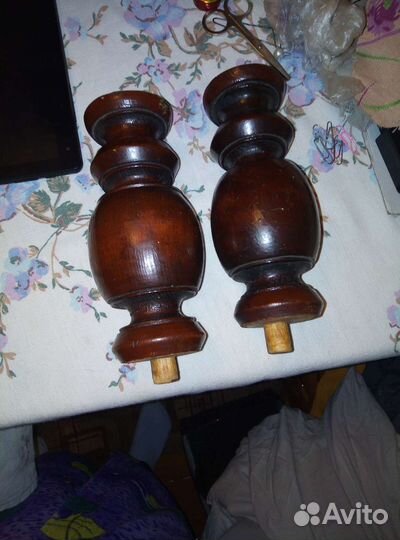 Старинный антикварный буфет из дерева