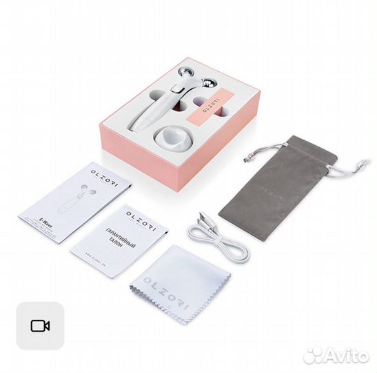 Olzori Роликовый массажер для лица E-Wave EMS