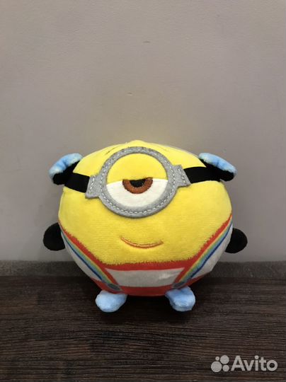 Мягкая игрушка Миньон / сквиш / антистресс / 12 см