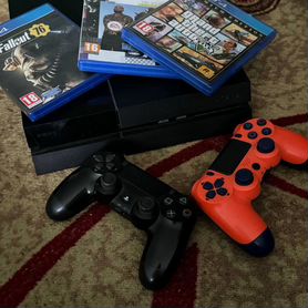 Игровая приставка ps4 с телевизором