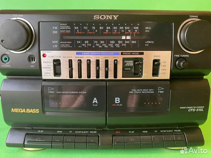 Магнитола Sony CFS-515L