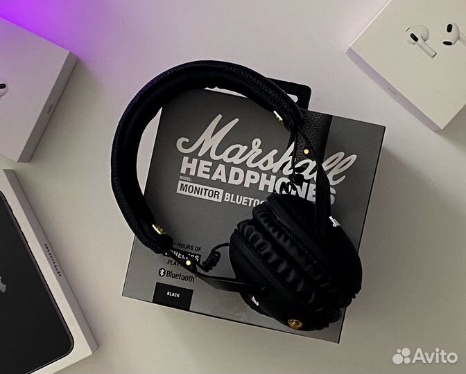 Наушники Marshall monitor