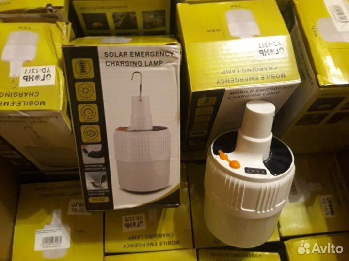 Кемпинговый светильник солнечной батарее