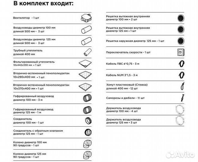 Norvind Country Вытяжная система вентиляции