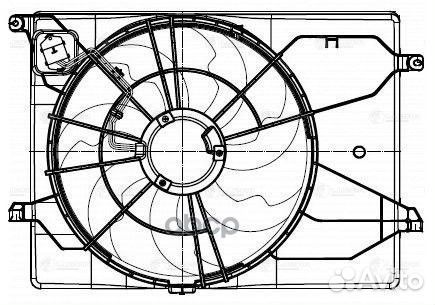 Вентилятор радиатора KIA Sorento III (14) 2.4i