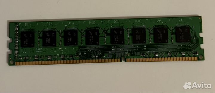 Оперативная память Crucial 4 гб DDR3 1600 мгц dimm