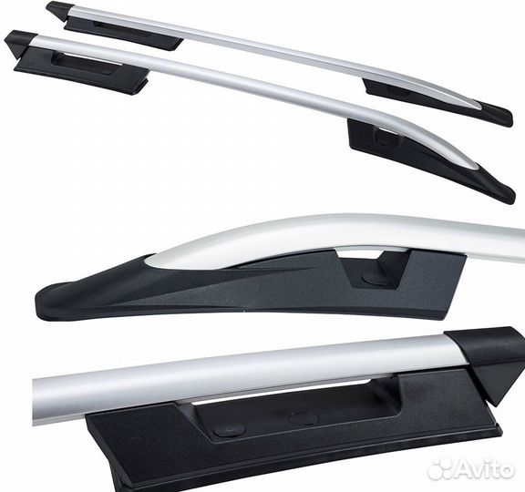 Рейлинги Can Otomotiv Toyota HiLux (04-14) серебро