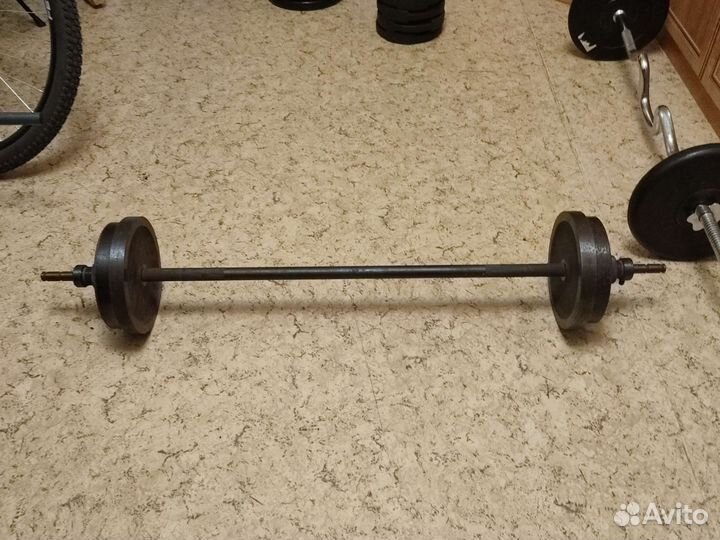 Штанга с блинами, обмен