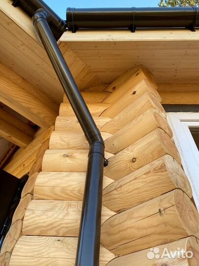 Сруб из Кедра Оцилиндрованное бревно