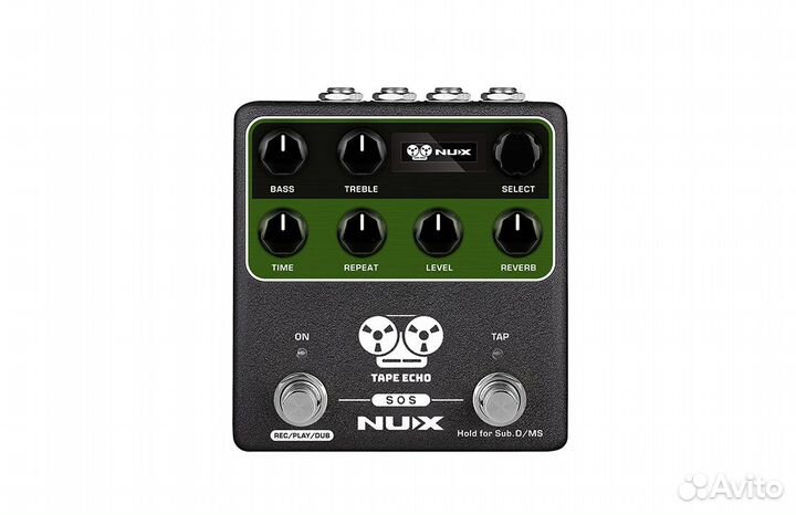 Педаль эффектов Nux NDD-7 Tape Echo, Cherub