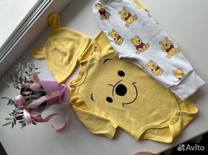 Набор летний для новорожденного малыша костюм