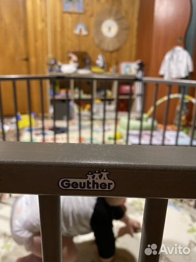 Детский деревянный манеж geuther