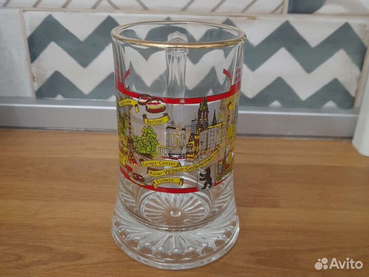 Кружка пивная мини, объем 200 мл