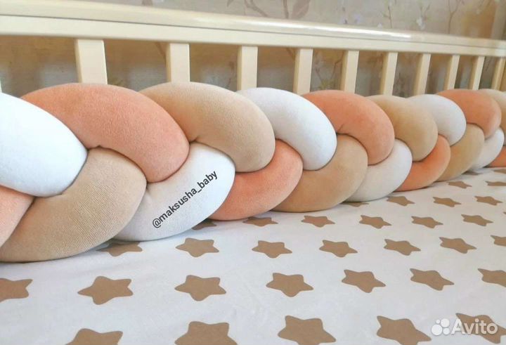 Новый бортик косичка 120см