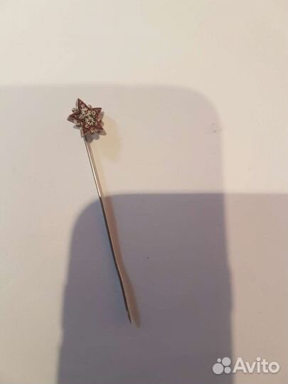 Старинная булавка серебро