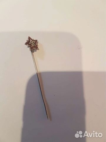 Старинная булавка серебро