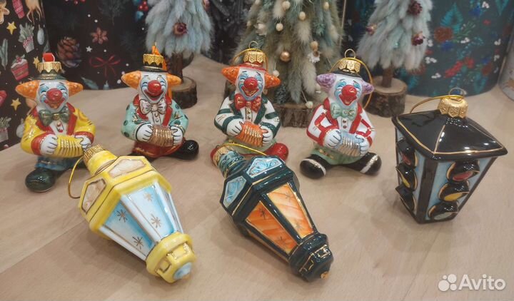 Лефортовский фарфор ёлочные игрушки