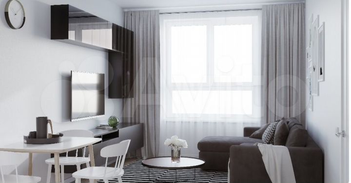 Апартаменты-студия, 19,4 м², 12/17 эт.