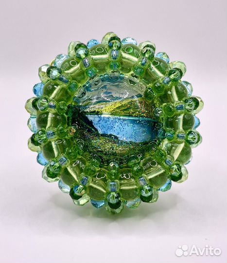 Кулон «Горное озеро» диаметр 5,5 см