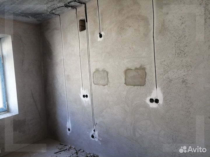 Черновая разводка электропроводки