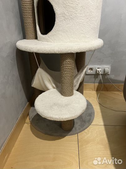 Когтеточка домик для кошки новая