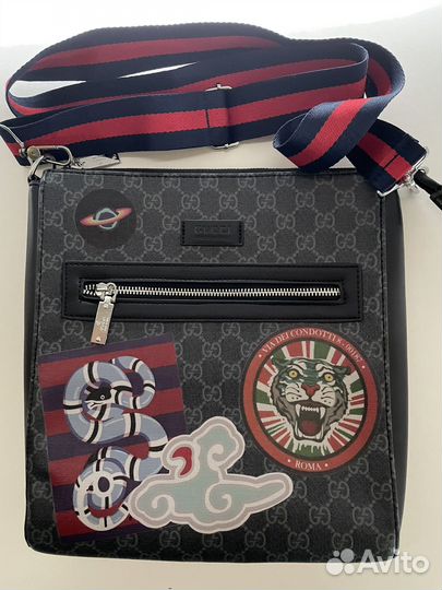 Сумка gucci gg supreme night courrier