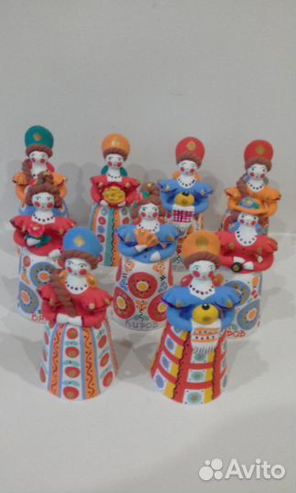 Колокольчик-барыня, по мотивам дымки