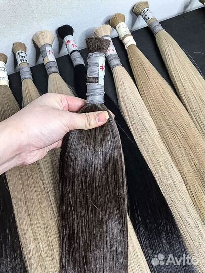 Волосы для наращивания срезы премиум