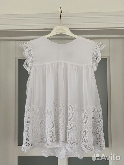 Блузка белая Twinset, skotch&soda 12-14