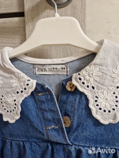 Ждинсовое платье для девочки