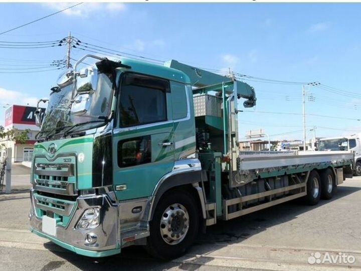 Бортовой грузовик Nissan Diesel Big Thumb с КМУ Tadano, 2020