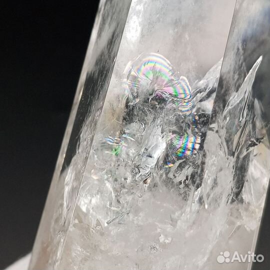 Кристалл горный хрусталь с подставкой