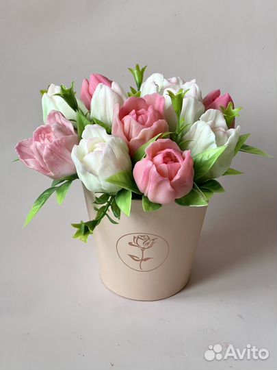 Букет цветов из мыла