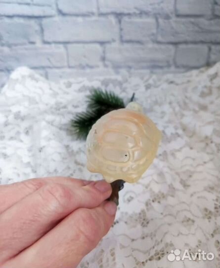 Елочные игрушка Черепаха СССР