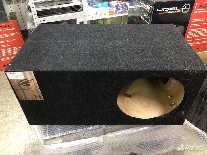 Короб для сабвуфер на трубе 12 (30см)