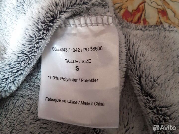 Туника для девочки махровая