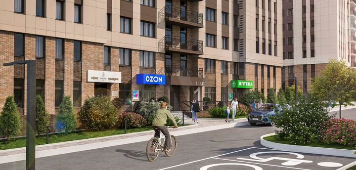 1-к. квартира, 39,8 м², 4/17 эт.