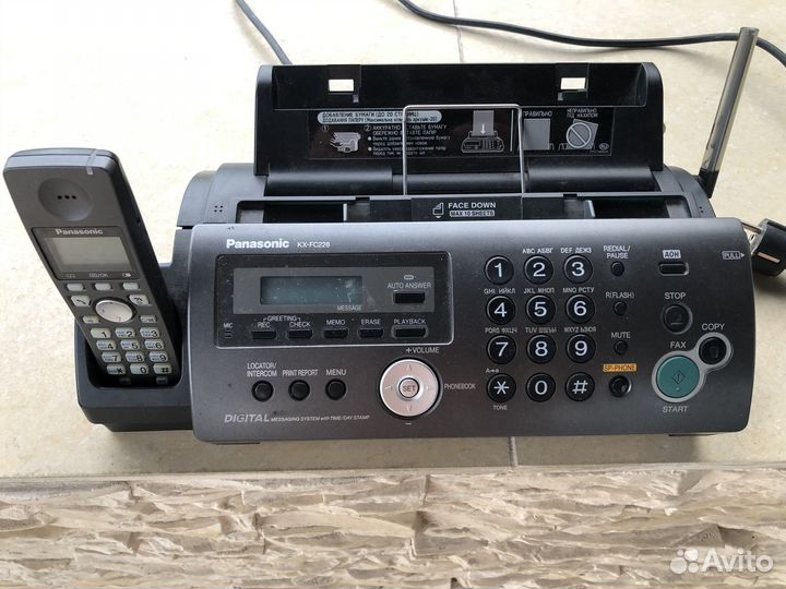 Факс panasonic KX-FC228